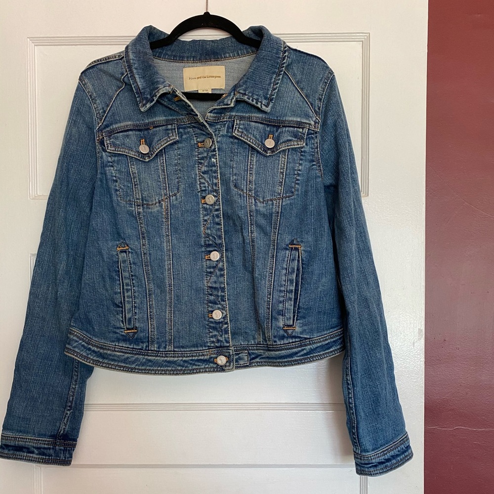 Anthropologie Blue Denim Jean Jacket